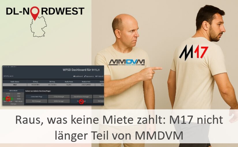 Raus, was keine Miete zahlt: M17 nicht länger Teil von MMDVM