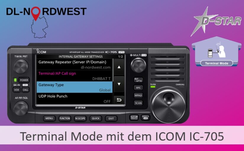 Terminal Mode mit dem ICOM IC-705